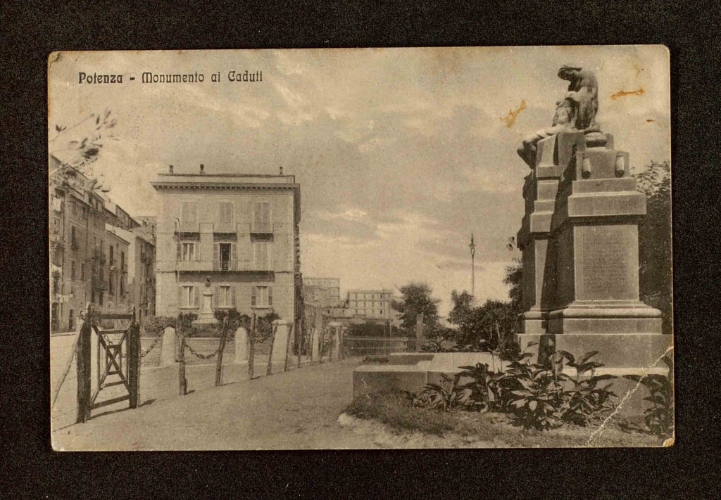 Italy, Potenza, Monument to the fallen.