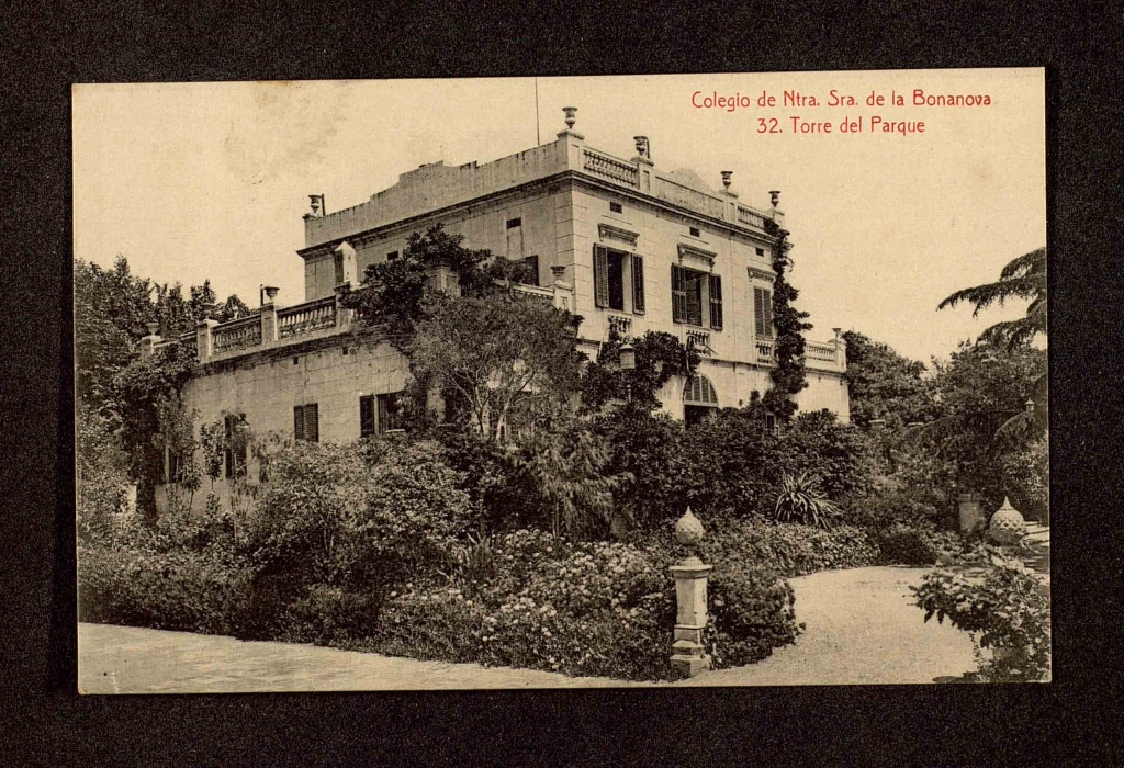 Colegio de Ntra. Sra. De la Bonanova, torre del Parque, 1927.