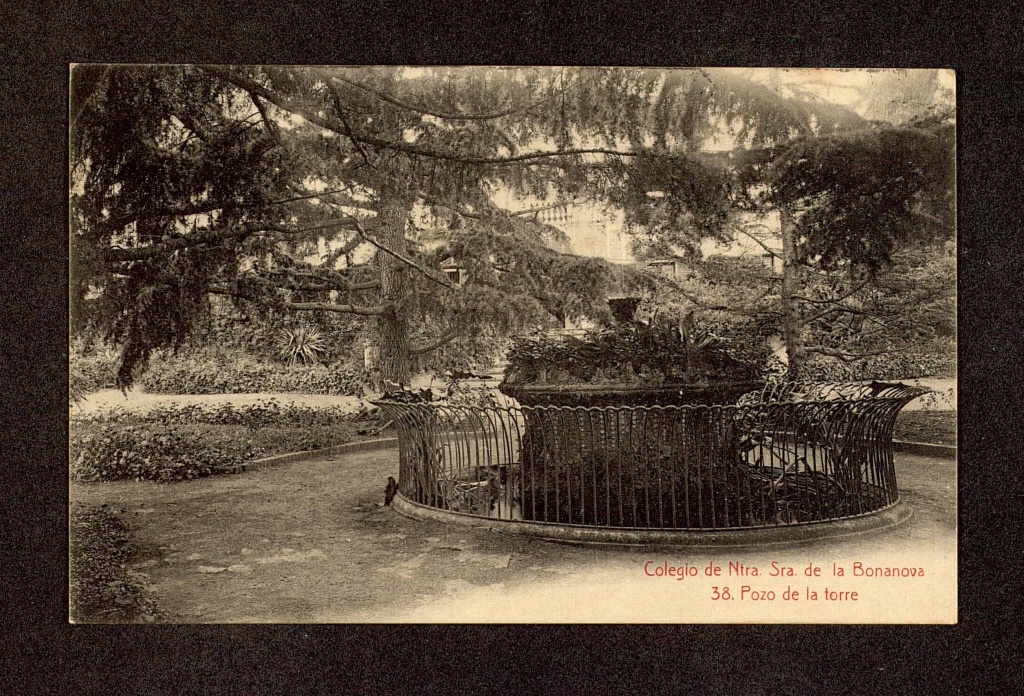 Bonanova School, tower well, 1930.