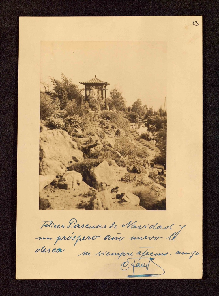 Blanes, Jardín Marimurtra, 1930.