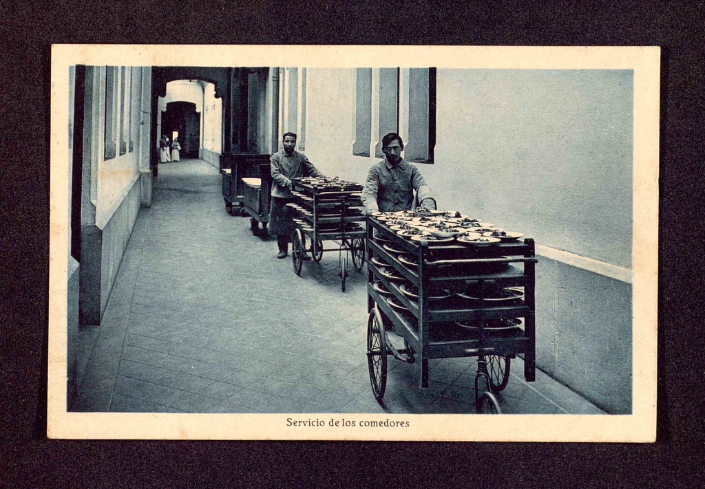 Colegio de Ntra. Sra. De la Bonanova, servicio de los comedores, 1934.