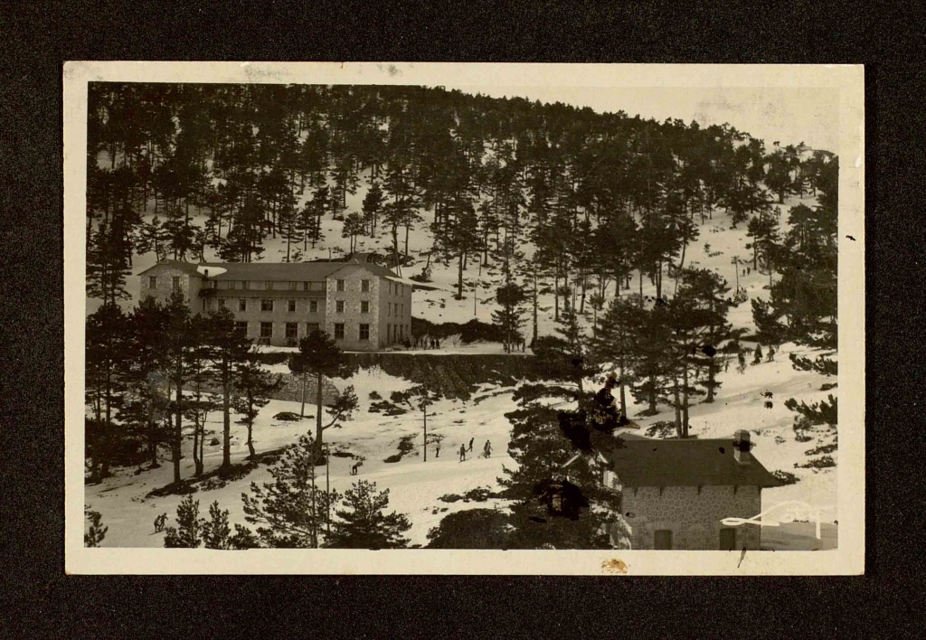 Sierra de Guadarrama, perspective toward Navacerrada, 1933.