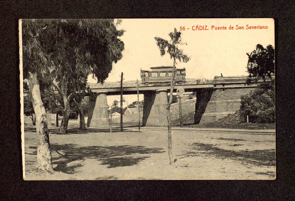 Cádiz, Puente de San Severiano, 1932.