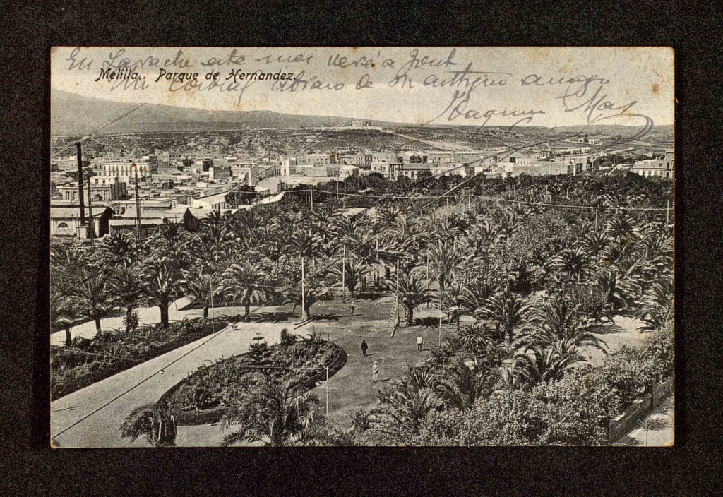 Melilla, Parque de Hernández, 1930.