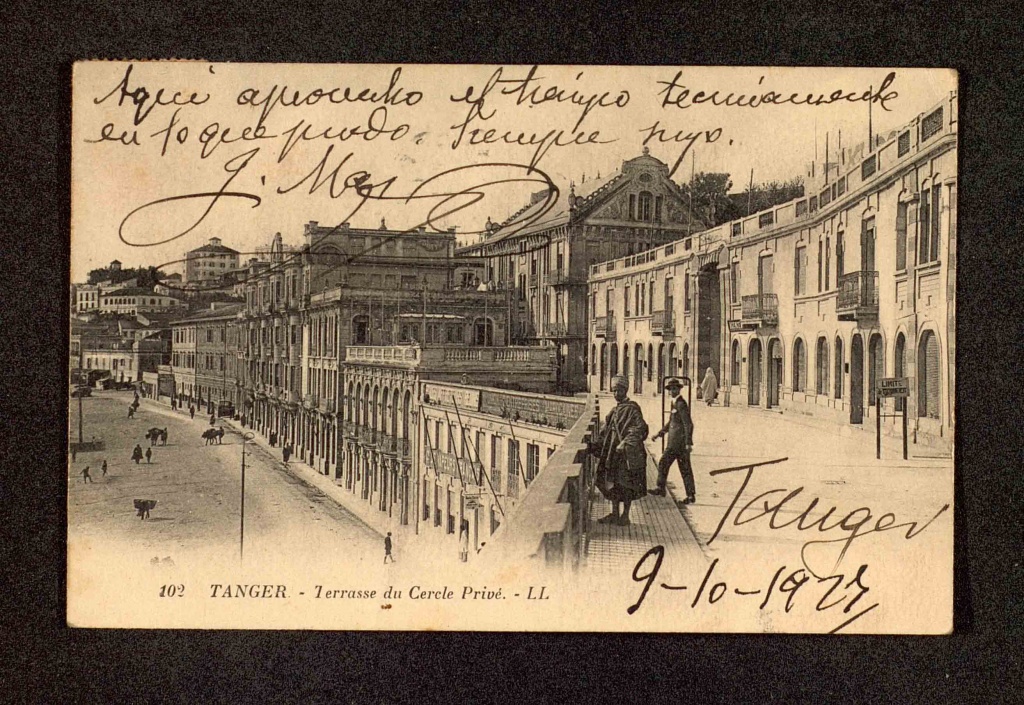 Tánger, Terraza del Círculo Privé, 1927