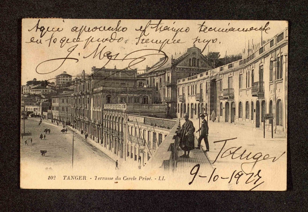 Tangier, Cercle Privé Terrace, 1927.